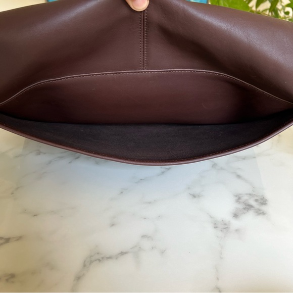 COACH Vintage Full Flap Messenger Laptop Bag Mahogany Brown Leather 5206 - Picture 12 of 16